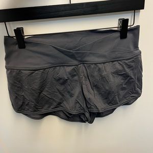 Grey lululemon size 4 shorts